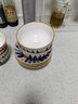INSCRIPTION 日式手繪碗 家用米飯碗菜碗湯碗湯勺子 5.7英寸沙拉碗-藍葉羽 曬單實拍圖