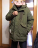 西域駱駝VANCAMEL美式重磅工裝棉服男士中長款冬季保暖加厚棉衣外套夾克大衣潮 軍綠色 2XL 曬單實拍圖