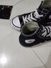 匡威（Converse）兒童帆布鞋寶寶高幫帆布鞋1970s經(jīng)典新款魔術(shù)貼男女童軟底童鞋 黑色(魔術(shù)貼) 24 【建議腳長(cháng)15cm】 曬單實(shí)拍圖