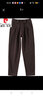 皮爾卡丹（pierre cardin）棕咖色毛呢哈倫褲子女秋冬2025新款高腰顯瘦蘿卜褲休閑加厚老爹褲 黑色【秋冬加厚款】 L 建議118-133斤 曬單實(shí)拍圖