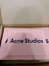 Acne Studios男女同款 純色流蘇雙面羊毛圍巾披肩CA0210 暖白色 曬單實拍圖