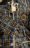 芬騰 睡衣男冬季長袖新款三層夾棉加厚珊瑚絨家居服套裝 寶蘭格 3XL 曬單實拍圖