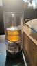 茶之戀茶水分離杯雙層玻璃杯泡茶杯臻鈦版高檔泡茶男車(chē)載商務(wù)水杯口杯子 臻鈦版360毫升（槍灰色） 曬單實(shí)拍圖