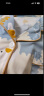 多菲尼森（dophnison）睡衣女春秋开衫长袖长裤卡通格子鸭可爱少女心甜美家居服套装 L（95-110斤） 晒单实拍图
