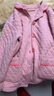 秋鹿情侶睡衣冬三層夾棉珊瑚絨夾絲加厚家居服套裝新款 豆沙粉女 L  曬單實(shí)拍圖