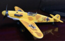 JEU4D模型二战飞机模型德国战斗机美国海盗喷火飓风拼装军事玩具 德国BF109N03黄色 实拍图