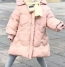 G.DUCKKIDS兒童羽絨服女童中長(zhǎng)款2025冬裝新款白鴨絨冬季外套中小童寶寶保暖 粉紅色加絨加厚 120 建議身高115-125cm 曬單實(shí)拍圖