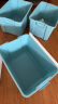 爱丽思塑料衣服收纳箱大号防尘被子整理箱【实测盛水54L】蓝色3个装 实拍图