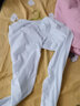 利工民老字號秋蟬秋衣秋褲中老年純棉爸爸大碼秋冬打底衫圓領(lǐng)長(cháng)袖打底褲 42908白色長(cháng)褲 L (90) 曬單實(shí)拍圖