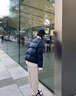 WHIM NASA冬季新款外套男士寬松休閑工裝羽絨棉服男加厚保暖棉衣潮流棉襖子 杏色 L(140-150斤) 曬單實拍圖