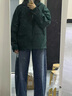 優(yōu)衣庫女裝男裝寬松廓形牛仔褲/彎刀鐮刀褲子25秋冬新款479000 67 海藍色 24 /155/62A 曬單實(shí)拍圖