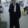 MZPLOI秋冬新款女加厚超長款過膝仿水針織開衫寬松毛衣外套大衣 黑色 L 曬單實拍圖
