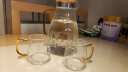 慕馨（moosen）凉水壶玻璃耐热高温防爆家用大容量水瓶凉白开水杯茶壶套装冷水壶 钻石玻璃水杯*2 实拍图