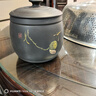 原食生活建水紫陶茶罐高檔手工蜻蜓蓮蓬儲(chǔ)茶罐400克茶葉防潮罐散茶醒茶罐 【黑色款】散茶400克 3L 曬單實(shí)拍圖
