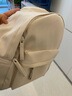 美杜韓版大學(xué)生書(shū)包原宿初高中學(xué)生大容量雙肩大小學(xué)生情侶休閑背包 白色 曬單實(shí)拍圖
