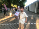 心可派兒男童主持人禮服女童小提琴鋼琴演出服合唱團夏季幼兒園畢業(yè)照服裝 9989藏青女款=短袖+背心裙+領(lǐng)花 140 碼建議身高130CM 曬單實(shí)拍圖