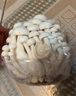 密水農(nóng)家密云農(nóng)家 白玉菇 新鮮蘑菇農(nóng)家自種110g 曬單實拍圖