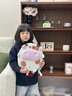 星昔兒童背包女孩春游可愛(ài)幼兒園入學(xué)寶寶男童蛋殼雙肩書(shū)包徒步研學(xué) 米色奶牛 曬單實(shí)拍圖