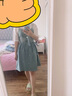 香影牛仔吊帶連衣裙女2025夏季新款法式復(fù)古修身高腰獨特氣質(zhì)裙子 牛仔藍 S 曬單實拍圖