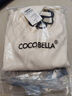 COCOBELLA溫暖蓄熱連帽衛(wèi)衣女秋休閑白色帽衫SE531 米白 S 曬單實(shí)拍圖