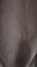 moodytiger兒長(zhǎng)褲抓絨保暖秋冬季男童運(yùn)動(dòng)褲撞色柔軟親膚女童衛(wèi)褲戶外休閑褲 炭黑色 150 cm 曬單實(shí)拍圖