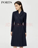 PORTS寶姿秋冬新品女裝長(cháng)袖中長(cháng)連衣裙ALM9N013LCF030 丈青-1 XS (2) 曬單實(shí)拍圖