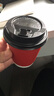 喇叭花一次性咖啡紙杯熱飲杯加厚防燙杯100個(gè)水杯無(wú)蓋彩印紙杯 420ml雙層牛皮紙 配黑色咖啡蓋100套 曬單實(shí)拍圖