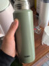 膳魔师（THERMOS）保温杯男女高颜值保温瓶情侣水杯生日礼物500ml可团购定制刻字FEI FEI-501牛油果绿 500ml 实拍图