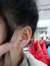 蔓笙999足銀如意結耳釘女養耳洞耳環(huán)2025新款螺絲擰設計感耳骨釘耳飾 大號如意耳釘【999足銀】一對 曬單實(shí)拍圖