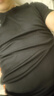 李寧速干套裝運動(dòng)套裝男女同款新款跑步速干夏季冰絲透氣衣短褲短袖 黑色短袖+短褲無(wú)拉鏈 M/170(建議110斤-130斤) 曬單實(shí)拍圖