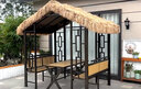 莫 家（MO JIA）莫家戶外涼亭庭院別墅實(shí)木花園農(nóng)家樂(lè)小木屋景觀民宿四角茅草亭子 茅草涼亭 曬單實(shí)拍圖