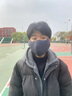 帽憶櫥加大口罩男冬季立體護眼角純棉水洗加厚防寒保暖口罩騎行棉面罩 棉麻立體(灰色) 男款加大 曬單實(shí)拍圖