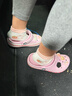 卡駱馳（CROCS）貝雅卡駱班兒童洞洞鞋沙灘鞋男女童包頭拖鞋/207018/207019 芭蕾粉/糖果粉-6TG 30 (180mm) 曬單實(shí)拍圖