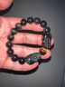 喜?？岛陉资执信铛魇宙溦繁杆сy曜石串珠佛珠手飾品 12mm男女通款-黑曜石款 曬單實(shí)拍圖