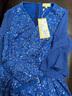 PORTS寶姿年秋冬新品女裝連衣裙YLL9D005ALO015 公主藍(lán) XS (2) 曬單實(shí)拍圖
