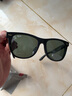 雷朋（RayBan）太陽眼鏡徒步旅行者方形鏡框簡約潮流舒適兒童防曬墨鏡0RJ9052S 100/11黑色鏡框灰色漸變色鏡片 尺寸47 曬單實(shí)拍圖