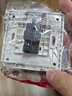 羅格朗（LEGRAND）86型暗裝門禁出門按鈕門禁鑰匙開關(guān)門鈴開關(guān)面板復(fù)位 曬單實(shí)拍圖