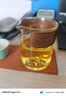 一品仟堂旅行茶具便攜式玻璃快客杯個人專用隨身套裝戶外功夫茶杯 草綠-山川快客杯(1壺3杯) 曬單實拍圖