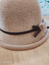 啄木鳥(niǎo)（TUCANO）防曬帽子女款2025新款春夏漁夫帽可折疊時(shí)尚顯年輕遮陽(yáng)帽編織草帽 秋冬款-卡其色 M(56-58cm) 曬單實(shí)拍圖