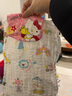 丫崽寶寶吸汗巾奧特曼人兒童純棉紗布墊背巾 幼兒園加大碼大童 kitty貓一包4條(白紗布) 6層大號(28*42)5-12歲 曬單實(shí)拍圖
