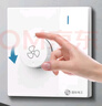 國際電工暗裝家用一開吊扇電風(fēng)扇開關(guān)調(diào)速器無級(jí)變速220V通用調(diào)速開關(guān)面板一開雙控帶風(fēng)扇調(diào)速開關(guān)【白色】 曬單實(shí)拍圖