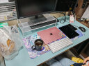 BUBM 鼠标垫大号 桌垫 办公室桌面垫桌布笔记本电脑垫游戏电竞鼠标垫超大 天蓝色加大号单面 实拍图