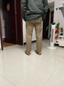 季言夏季薄款九分褲男速干褲子男2022 透氣百搭休閑工裝9分褲 卡其色 33 曬單實拍圖