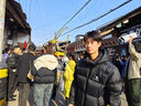 駱駝（CAMEL）小太陽(yáng)-石墨烯戶(hù)外羽絨服秋冬款男女加厚保暖面包服 A33CAPN163E，幻影黑，男女同款 L 曬單實(shí)拍圖