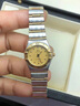 【二手99新】歐米茄星座系列精鋼/18K黃金玫瑰金鑲鉆時(shí)尚休閑正裝石英/自動(dòng)機械女表 1262.10.00 22.5表徑18K黃金石英表 單表 曬單實(shí)拍圖