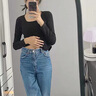 妙奕嘉長(cháng)袖t恤女士白色黑色打底衫女可外穿秋裝新款2025年上衣正肩秋衣 純色U領(lǐng)弧擺打底衫【黑色】 S 【建議90斤以?xún)取?曬單實(shí)拍圖