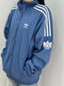 三葉草（Adidas）經(jīng)典款 黑白 側邊三條紋 立領長袖 梭織 風衣 夾克 外套  男女 JM2715 L 曬單實拍圖
