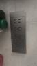 正泰（CHNT）118型聯(lián)排面板開(kāi)關(guān)插座墻壁電源插座組合5孔10孔插座面板5C幻銀灰 四位五孔插座【72*195】 曬單實(shí)拍圖