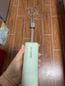 京嚴(yán)打蛋器電動打發(fā)器家用打蛋機(jī)奶油烘焙攪拌工具手持打奶油機(jī)小型攪拌機(jī)無線自動大功率料理棒攪蛋器 全自動不銹鋼攪拌棒【象牙白】 升級可折疊｜雙棒配置｜三檔調(diào)速 曬單實拍圖