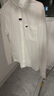 杰克·瓊斯（JACK&JONES）25年男裝秋季商務(wù)長(cháng)袖襯衫男士休閑純棉舒適襯衣男法斗犬刺繡上衣 A06雪白色 M 175 曬單實(shí)拍圖
